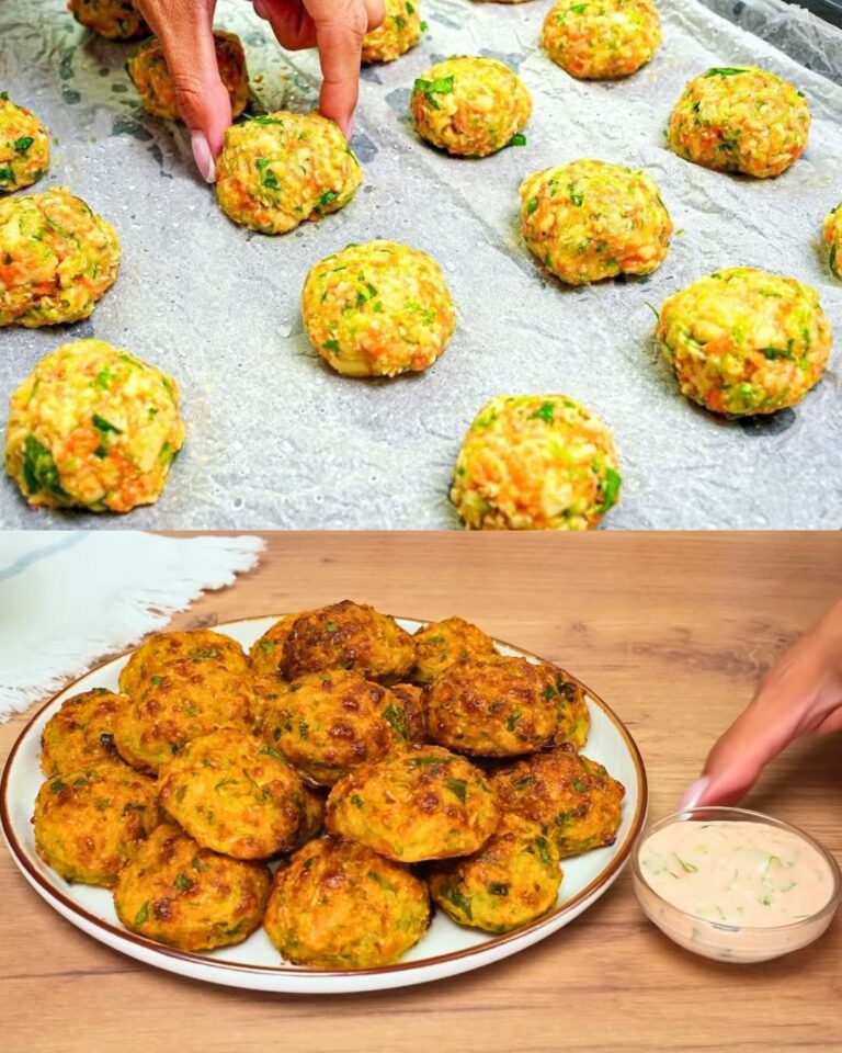 Cheesy_Zucchini_and_Vegetable_Balls_with_Creamy_Herb_Sauce-1
