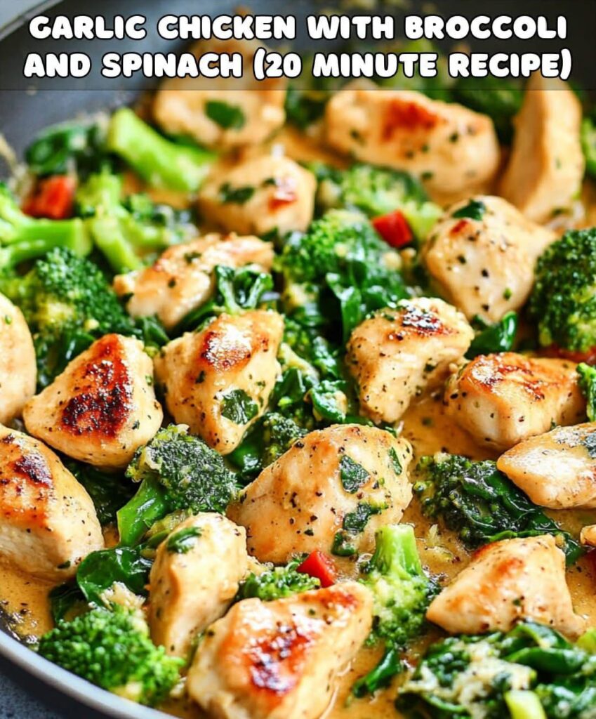 Garlic_Chicken_with_Broccoli_and_Spinach_Delight Garlic_Chicken_with_Broccoli_and_Spinach_Delight
