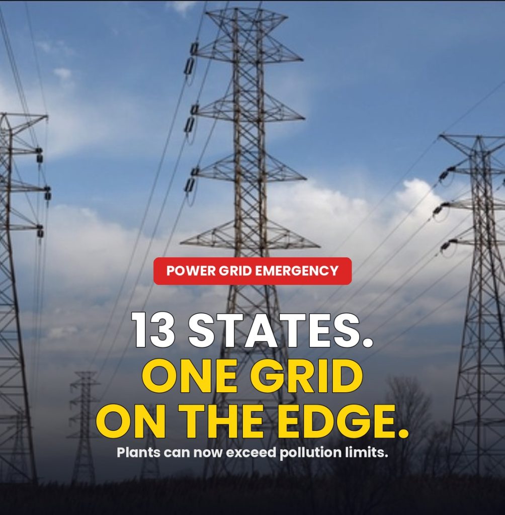 13 states and D.C. are under a federal power grid emergency. The Department of Energy is letting plants run past their pollution limits to keep the lights on. Here’s what it means for you 13 states and D.C. are under a federal power grid emergency. The Department of Energy is letting plants run past their pollution limits to keep the lights on. Here’s what it means for you