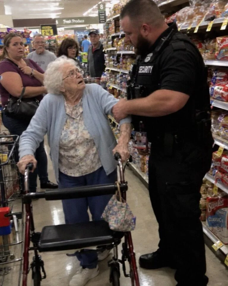 A Security Guard Accused an 85-Year-Old Woman of Stealing at a Supermarket But When She Pulled Something From Her Pocket, He Turned Pale and Began to Cry