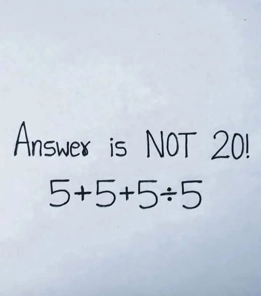 Can you solve it without falling for the trick? Can you solve it without falling for the trick?